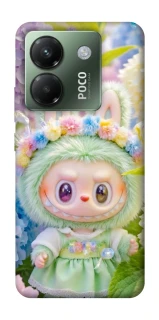 Чехол на Xiaomi Poco M7 pro 5G Labubu & Flowers ver.2 фото 1 из 1
