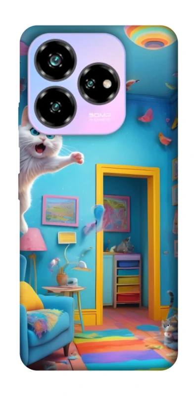 Чохол на ZTE Nubia V60 crazy cat фото 1 з 1