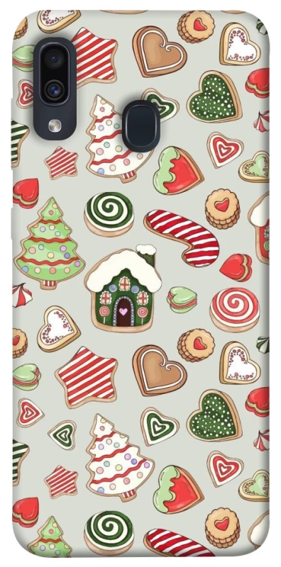 Чохол на Samsung Galaxy A20 / A30 Новорічний v7 фото 1 з 1