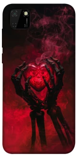 Чохол на Huawei Y5p Heart in the hands of a skeleton фото 1 з 1