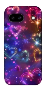 Чохол на Google Pixel 8a Drawn hearts фото 1 з 1