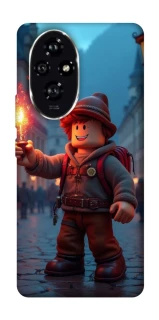 Чохол на Honor 200 Roblox Fire Logo Blue Flames фото 1 з 1