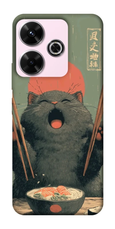 Чехол на Xiaomi Redmi 13 4G Hungry Cat фото 1 из 1