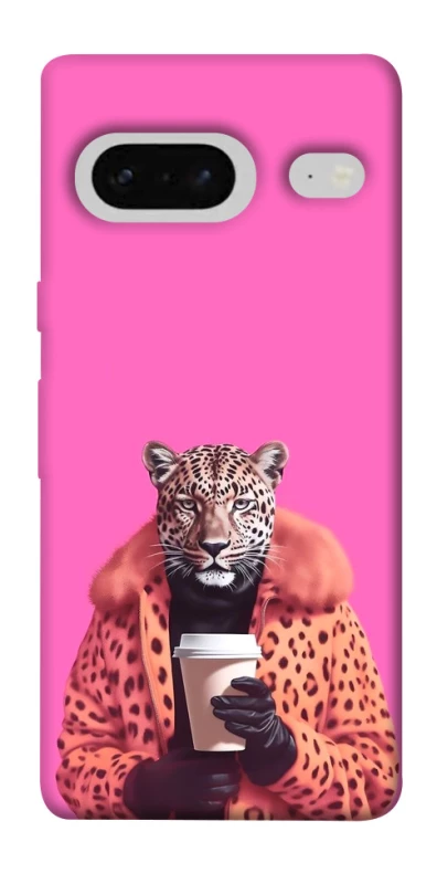 Чехол на Google Pixel 7 Леопард с кофе фото 1 из 1