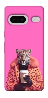 Чехол на Google Pixel 7 Леопард с кофе фото 1 из 1