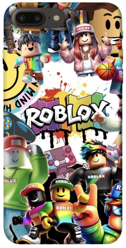 Чохол на Apple iPhone 7 plus / 8 plus Roblox Characters Collage фото 1 з 1