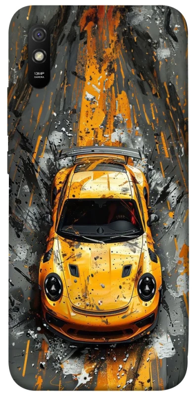 Чехол на Xiaomi Redmi 9A Drawn Porsche фото 1 из 1