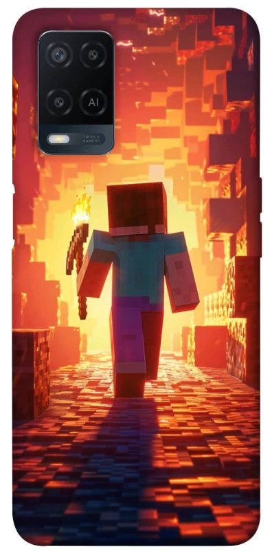 Чохол на Oppo A54 4G Minecraft adventure фото 1 з 1