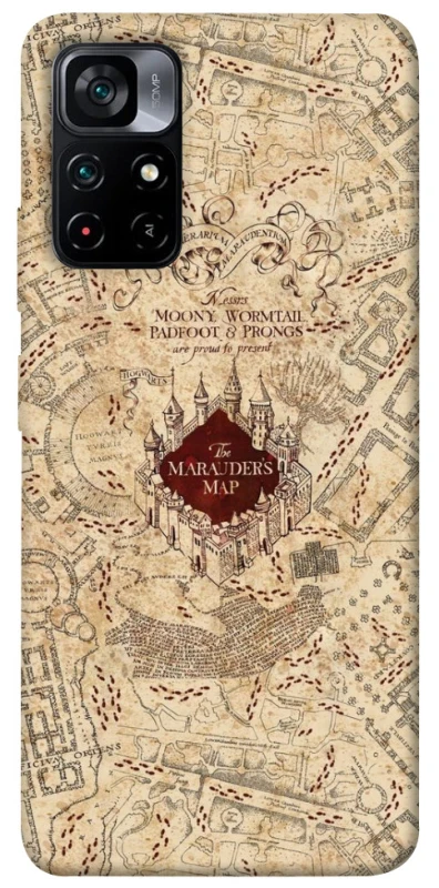 Чохол на Xiaomi Poco M4 Pro 5G Harry Potter Marauder's Map фото 1 з 1