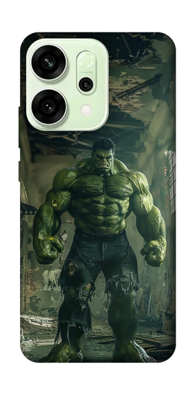 Чохол на Oppo Reno 14 Angry Hulk фото 1 з 1