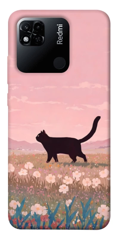 Чохол на Xiaomi Redmi 10A cat on a field фото 1 з 1
