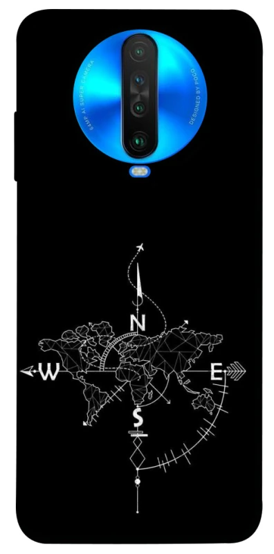 Чохол на Xiaomi Poco X2 Travel Map фото 1 з 1