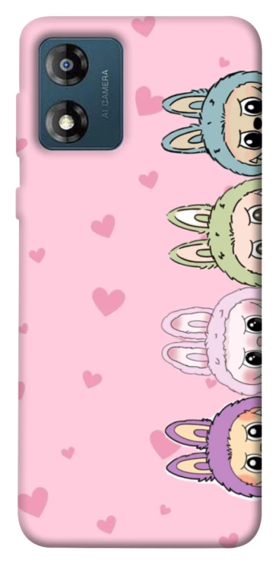 Чехол на Motorola Moto E13 All Labubu 4 фото 1 из 1