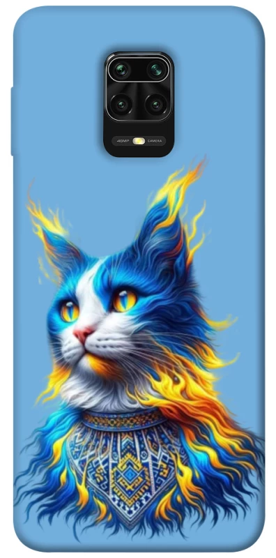 Чохол на Xiaomi Redmi Note 9s / Note 9 Pro / Note 9 Pro Max Кіт патріот фото 1 з 1