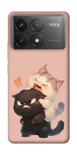 Чехол на Xiaomi Poco F6 Pro Сat and cat фото 1 Чехол на Xiaomi Poco F6 Pro Сat and cat фото 1 из 1