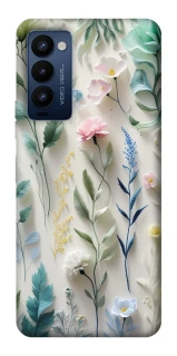 Чохол на TECNO Camon 18 Pro Floral design ver.3 фото 1 з 1