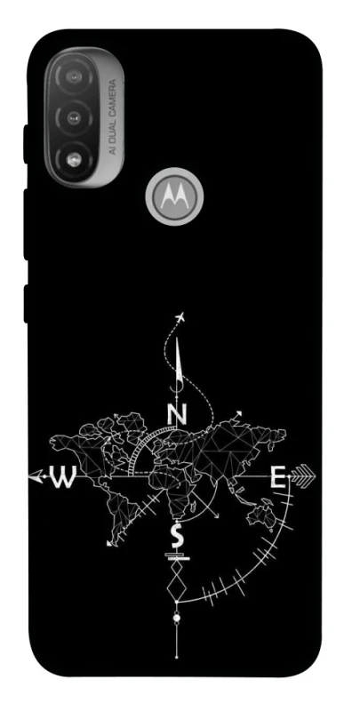 Чохол на Motorola Moto E20 Travel Map фото 1 з 1