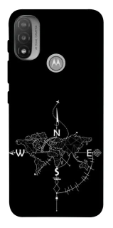 Чохол на Motorola Moto E20 Travel Map фото 1 з 1