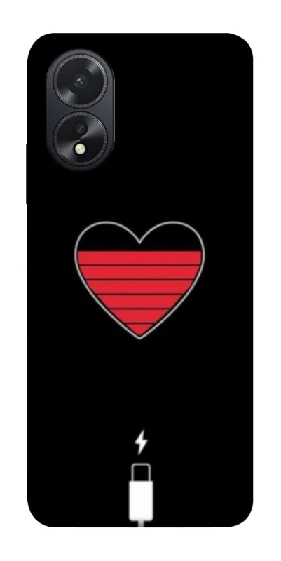 Чехол на Oppo A38 Charge your heart фото 1 из 1