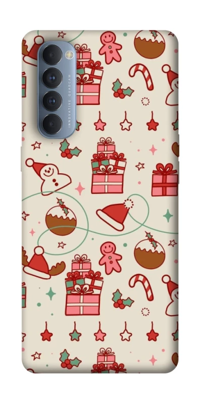 Чохол на Oppo Reno 4 Pro Новорічний v14 фото 1 з 1