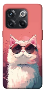 Чохол на OnePlus 10T Сat with glasses фото 1 з 1