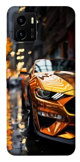 Чохол на Vivo Y15s Golden sports car фото 1 з 1