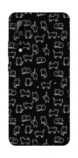 Чохол на ZTE Axon 10 Pro Black Cats фото 1 з 1