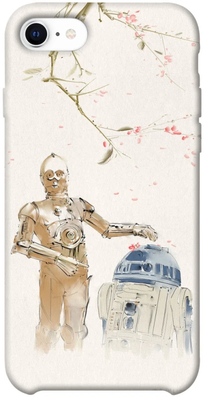 Чохол на Apple iPhone SE (2020) Star Wars robots фото 1 з 1