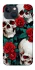 Чехол на Apple iPhone 13 mini (5.4") skull and rose фото 1 из 1