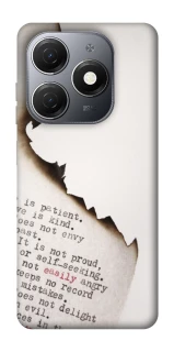 Чехол на TECNO Spark 20 Стихи фото 1 из 1