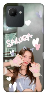 Чехол на Realme C30s Sakura - LE SSERAFIM фото 1 из 1