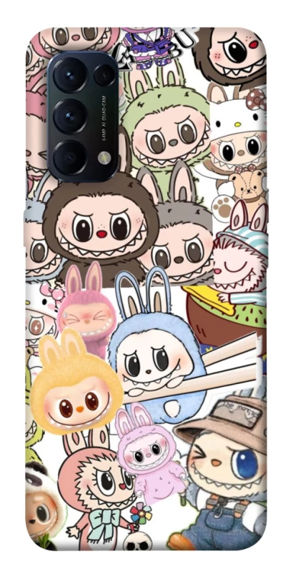 Чохол на Oppo Reno 5 4G All Labubus фото 1 з 1