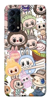 Чехол на Oppo Reno 5 4G All Labubus фото 1 из 1