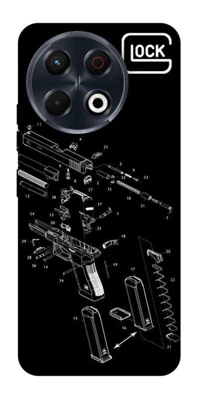 Чохол на TECNO Spark 30 Pro (KL7) LOCK фото 1 з 1