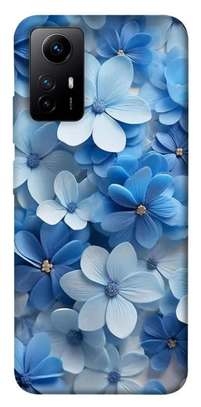 Чехол на Xiaomi Redmi Note 12S Синие цветы фото 1 из 1