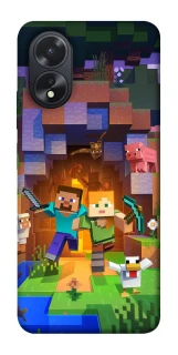 Чехол на Oppo A18 Minecraft game фото 1 из 1
