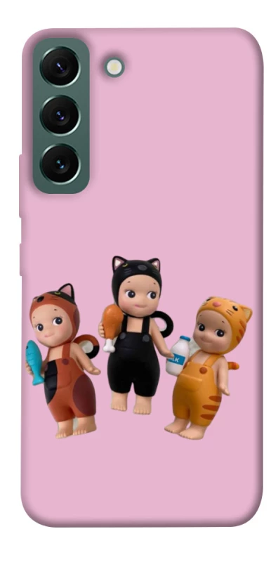 Чохол на Samsung Galaxy S22 Cat Cafe Trio фото 1 з 1