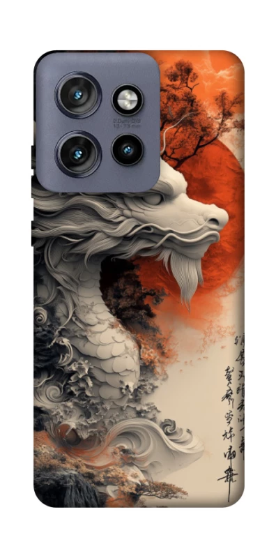 Чохол на Motorola Edge 50 Neo white dragon фото 1 з 1