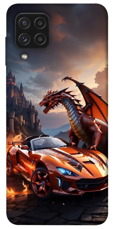 Чохол на Samsung Galaxy A22 4G Сar and dragon фото 1 з 1