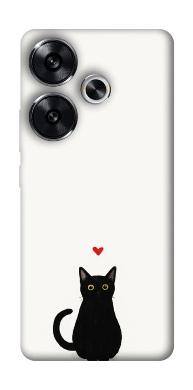 Чохол на Xiaomi Poco F6 cat in love фото 1 Чохол на Xiaomi Poco F6 cat in love фото 1 з 1