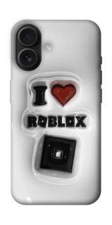 Чохол на Apple iPhone 16 I love Roblox фото 1 з 1