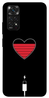 Чехол на Xiaomi Redmi Note 11 (Global) / Note 11S Charge your heart фото 1 из 1