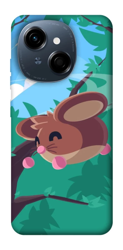 Чехол на TECNO Spark Go 1 Adopt Me Forest Mouse Jump фото 1 из 1