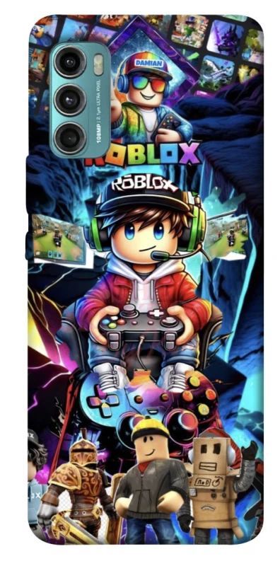 Чехол на Motorola Moto G60 Roblox collage ver.4 фото 1 из 1