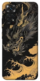 Чехол на Xiaomi Redmi Note 11 (Global) / Note 11S gold dragon фото 1 из 1