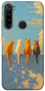 Чохол на Xiaomi Redmi Note 8 cats on wall фото 1 з 1