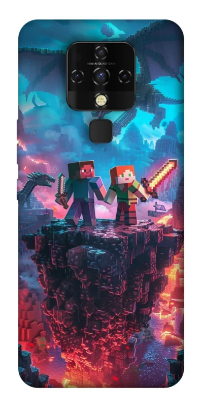 Чохол на TECNO Camon 16 SE Minecraft v3 фото 1 з 1