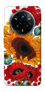 Чохол на Realme 14 Pro+ Соняшники та маки фото 1 з 1
