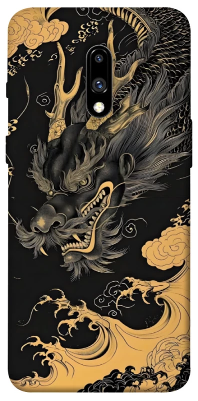 Чехол на OnePlus 7 gold dragon фото 1 из 1