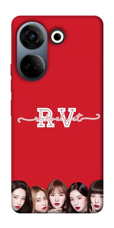 Чехол на TECNO Camon 20 Pro (CK7n) RED VELVET v3 фото 1 из 1